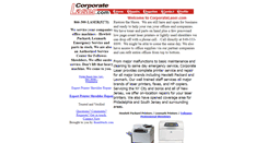 Desktop Screenshot of corporatelaser.com